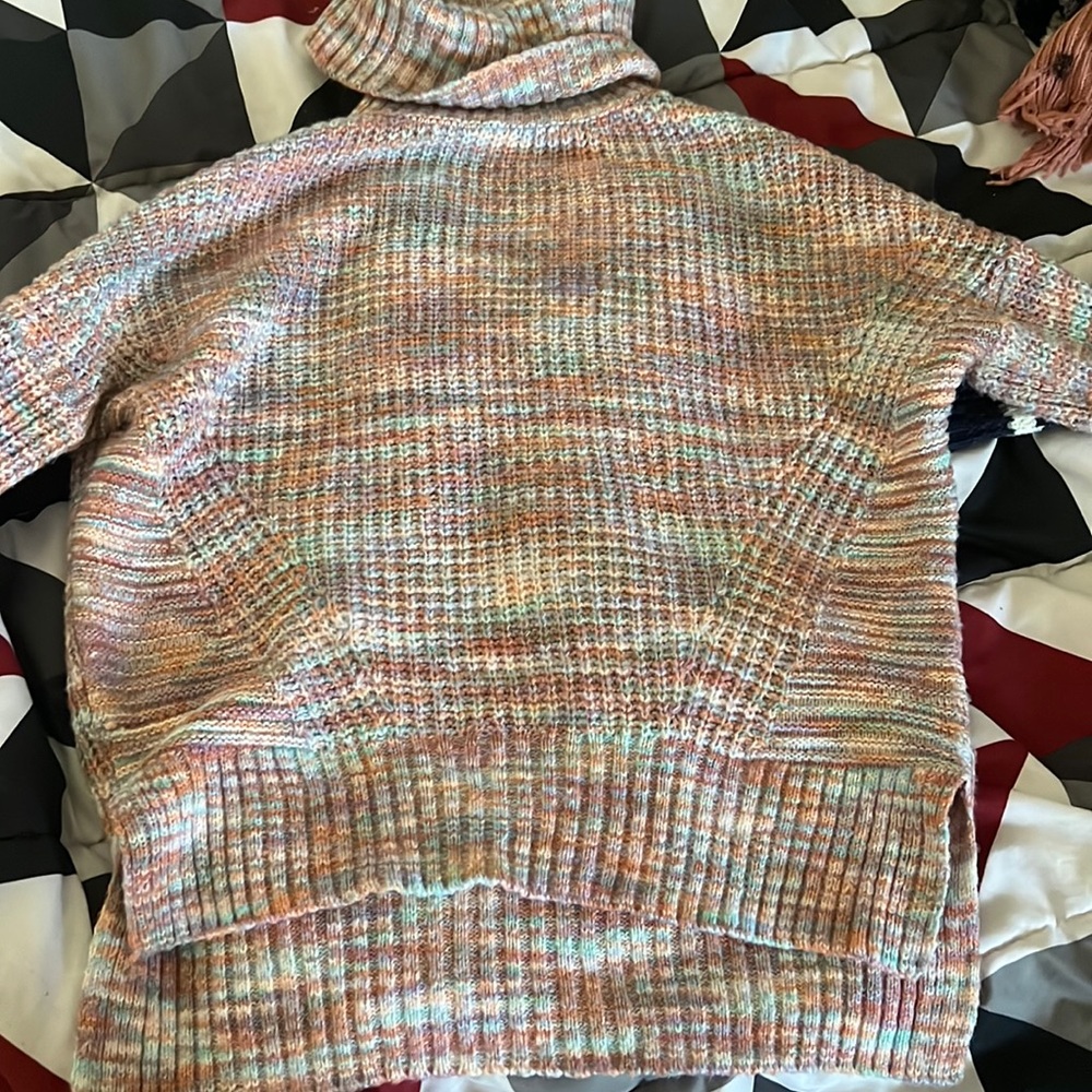 Multicolor turtleneck